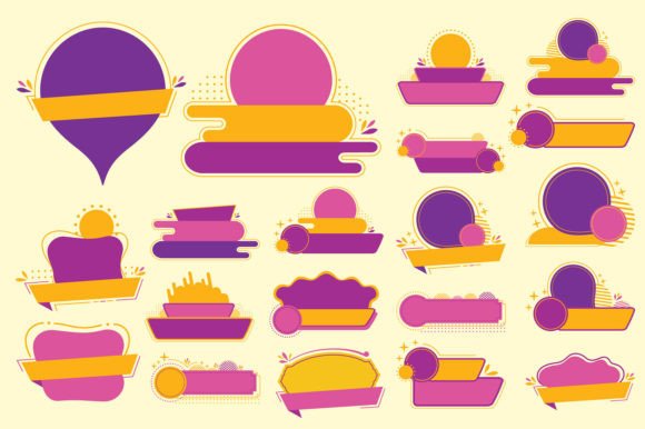 A Crafter's Review: Purple Modern Shapes Graphics