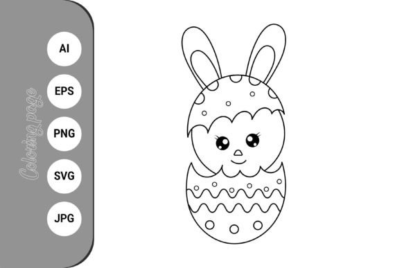 A Hand-Drawn Easter Bunny Vector Graphic for Spring Projects
