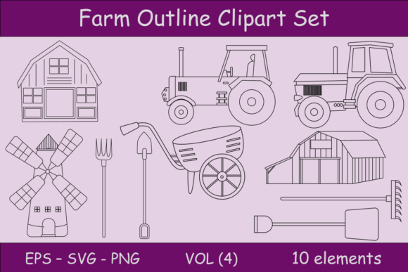 A Rustic Review of Farm Tools Clipart Graphics