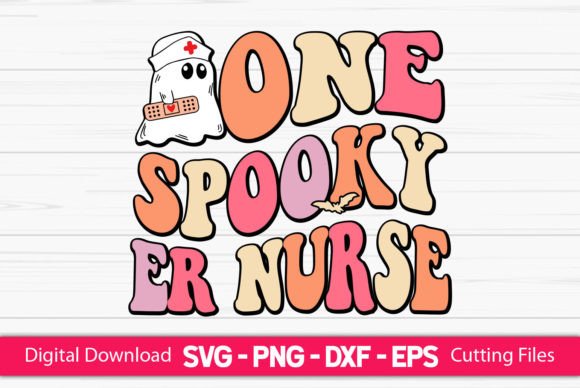 A Spooky Nurse Design for Creative Marketing and Craft Brands