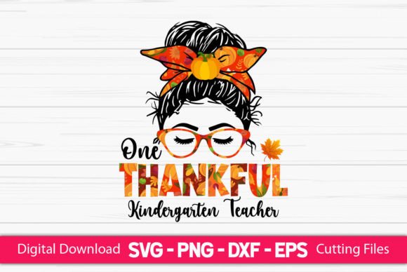 Crafting Commercial Products with One Thankful Kindergarten Teacher Graphics