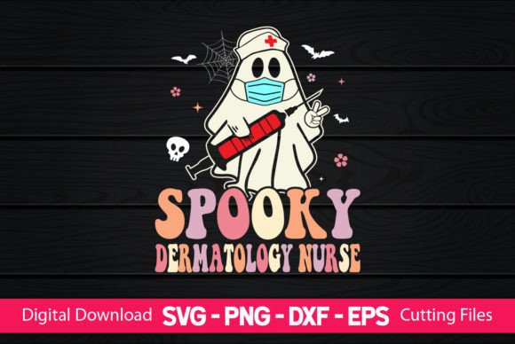 Spooky Dermatology Nurse Graphics for Crafters