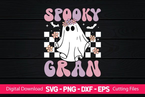 Spooky Gran: A Design Asset for Crafts & Graphics