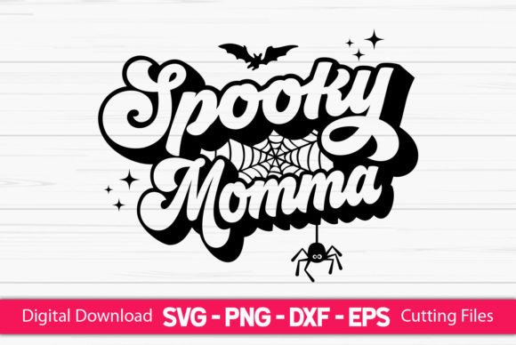 Spooky Momma: A Seasonal Graphic Asset for Crafts & Merchandise