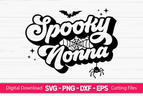Spooky Nonna: A Versatile Graphics Asset for Crafts and Design
